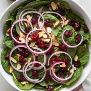 Jamies Cranberry Spinat Salat