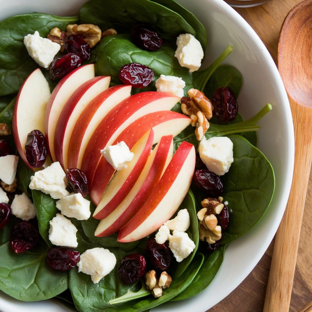 Jamies Cranberry Spinat Salat