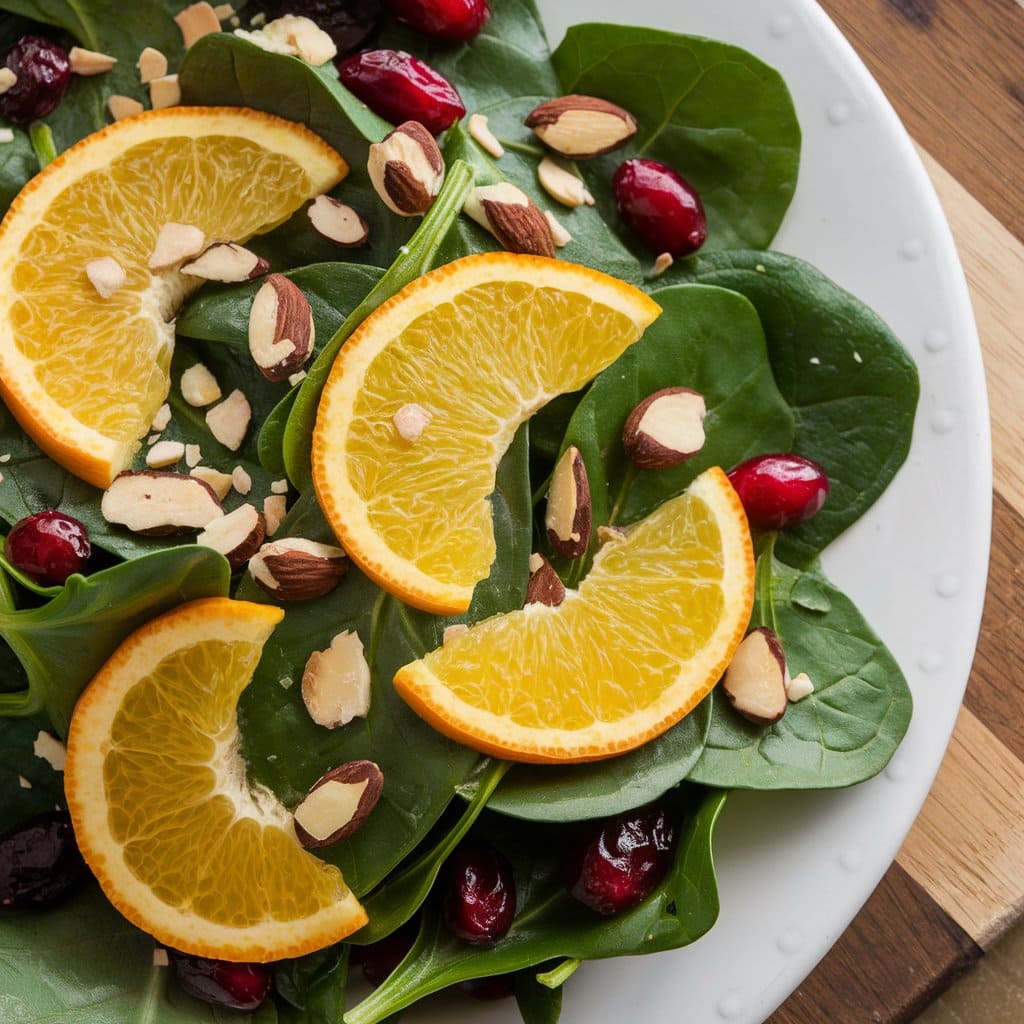 Jamies Cranberry Spinat Salat