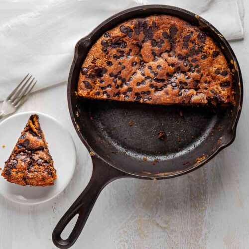 Gesalzener Chocolate Chip Pfannenkeks