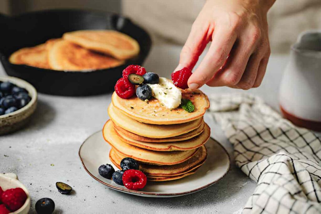 Amerikanische Pancakes