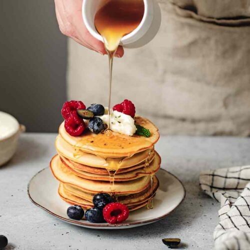 Amerikanische Pancakes
