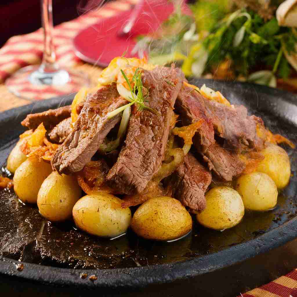 Carne Asada Pommes