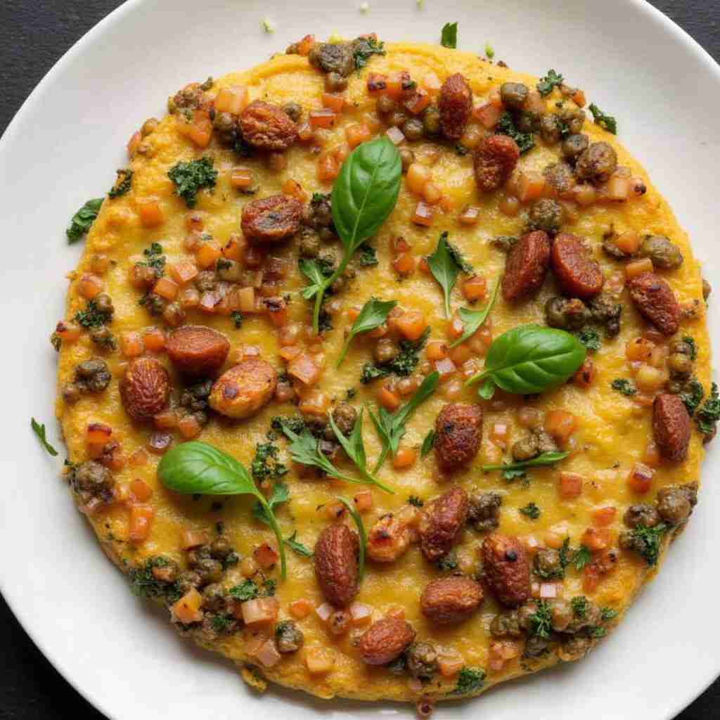 Mediterrane Linsen-Frittata