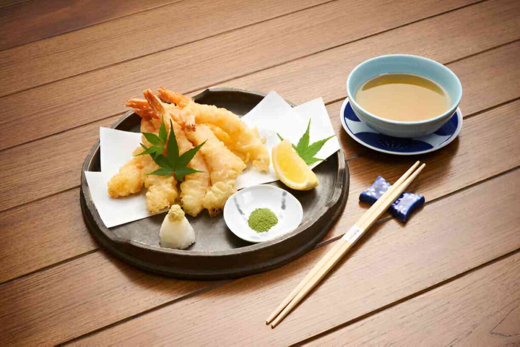 Knuspriges Garnelen-Tempura