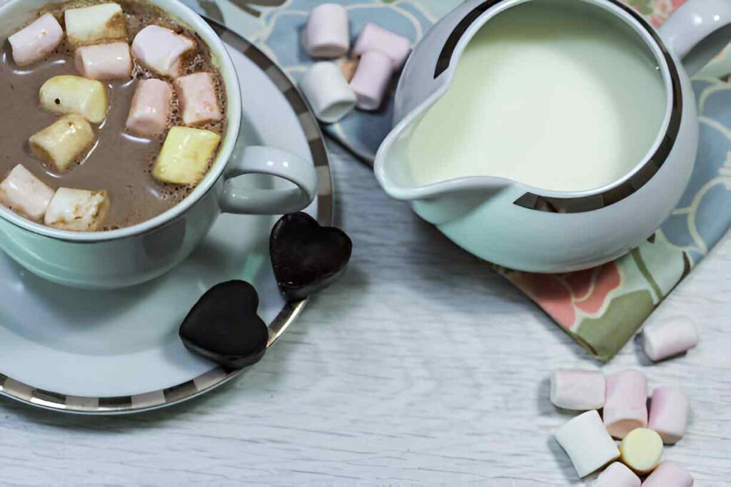 Gerösteter Marshmallow-Kaffeesahne