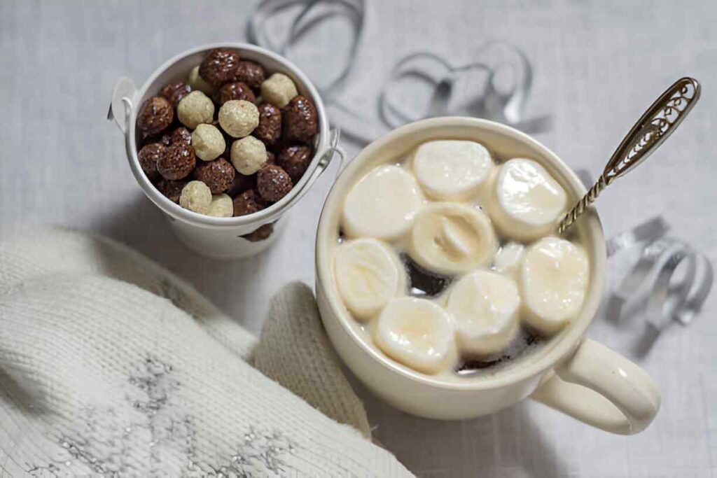 Gerösteter Marshmallow-Kaffeesahne