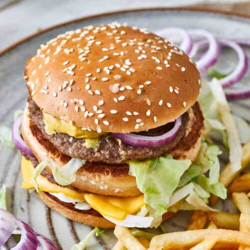 gebratenen Burger-Laibchen
