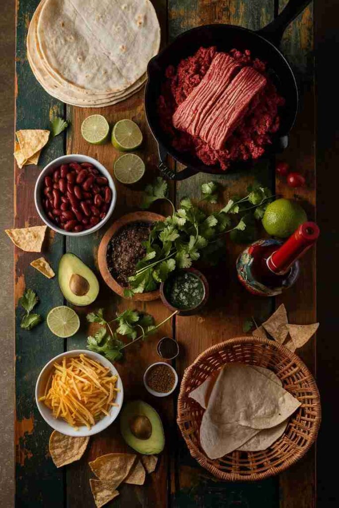 Burrito mit Hackfleisch selber machen
