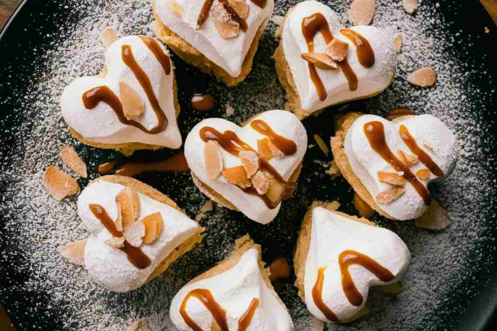 Mascarpone-Amaretto-Herzchen