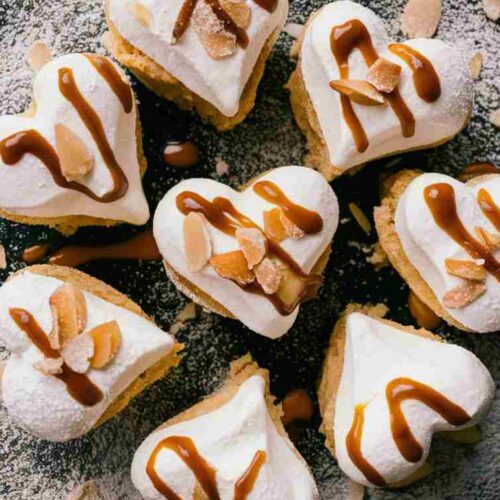 Mascarpone-Amaretto-Herzchen