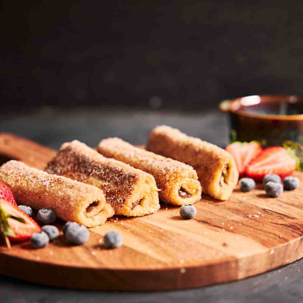 Nutella-Toast-Rollen