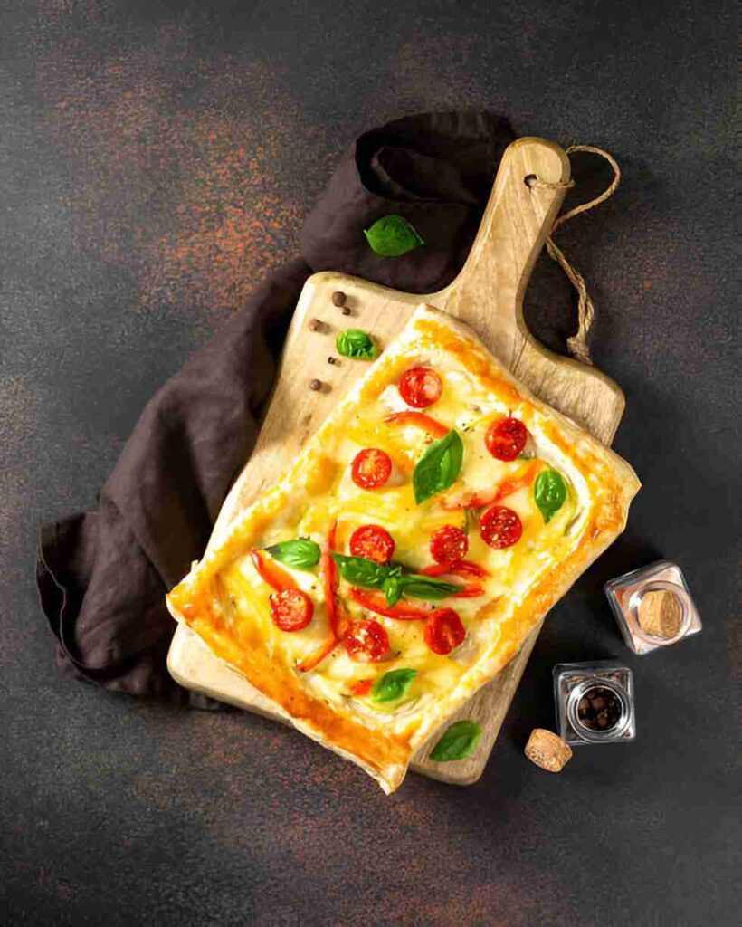Vegetarische Blätterteig-Häppchen
