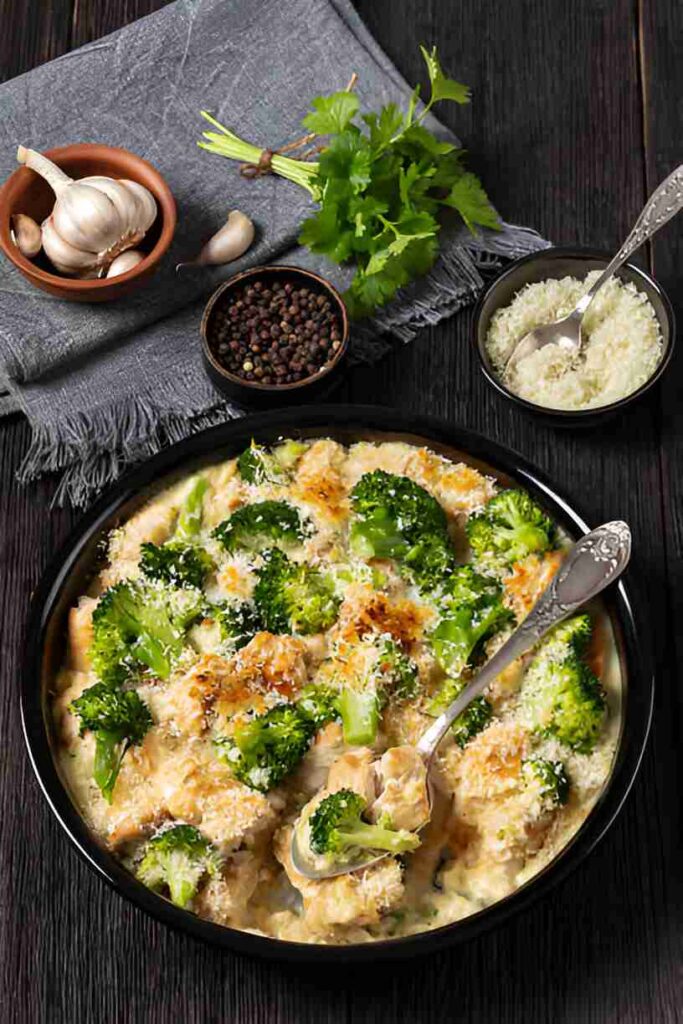 Hähnchen-Brokkoli-Auflauf