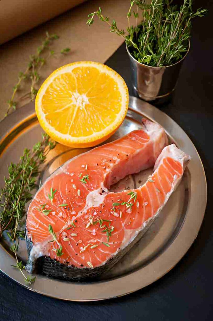 Lachs mit Orangenglasur