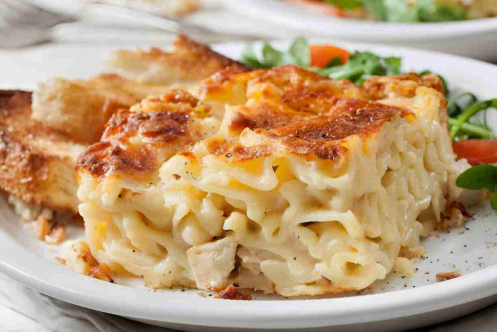 Hähnchen-Alfredo-Auflauf