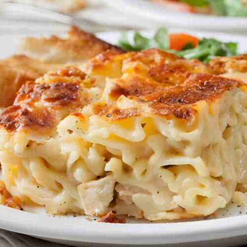 Hähnchen-Alfredo-Auflauf
