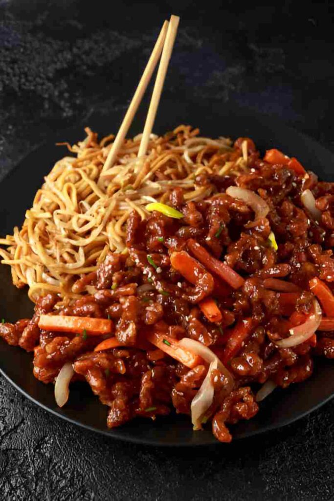 Knuspriges Chili-Rindfleisch