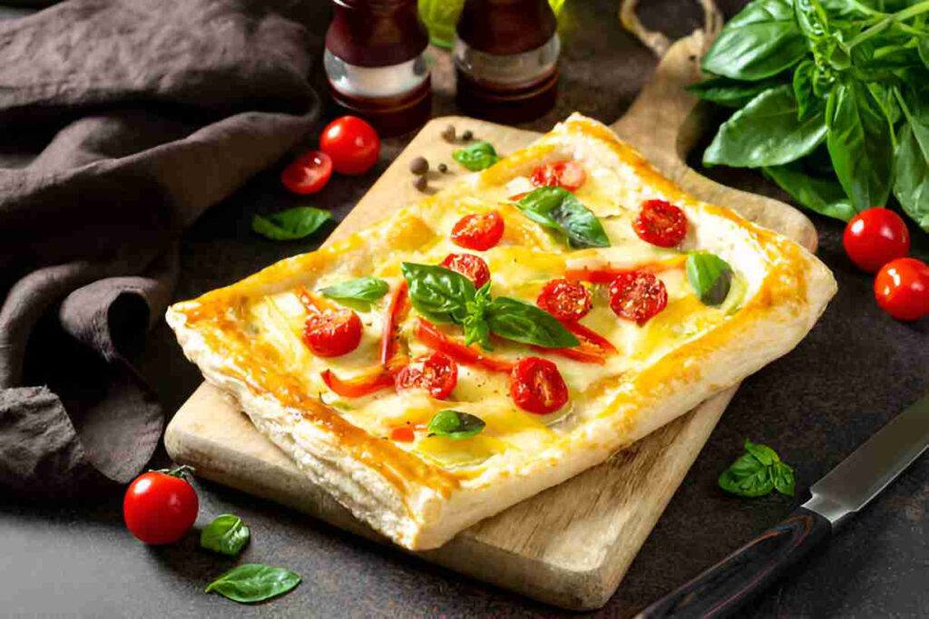 Vegetarische Blätterteig-Häppchen