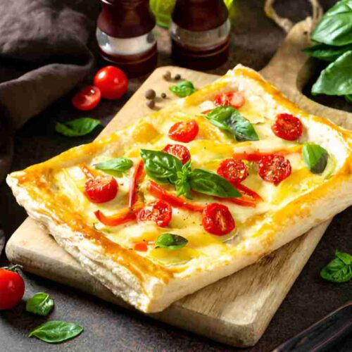 Vegetarische Blätterteig-Häppchen