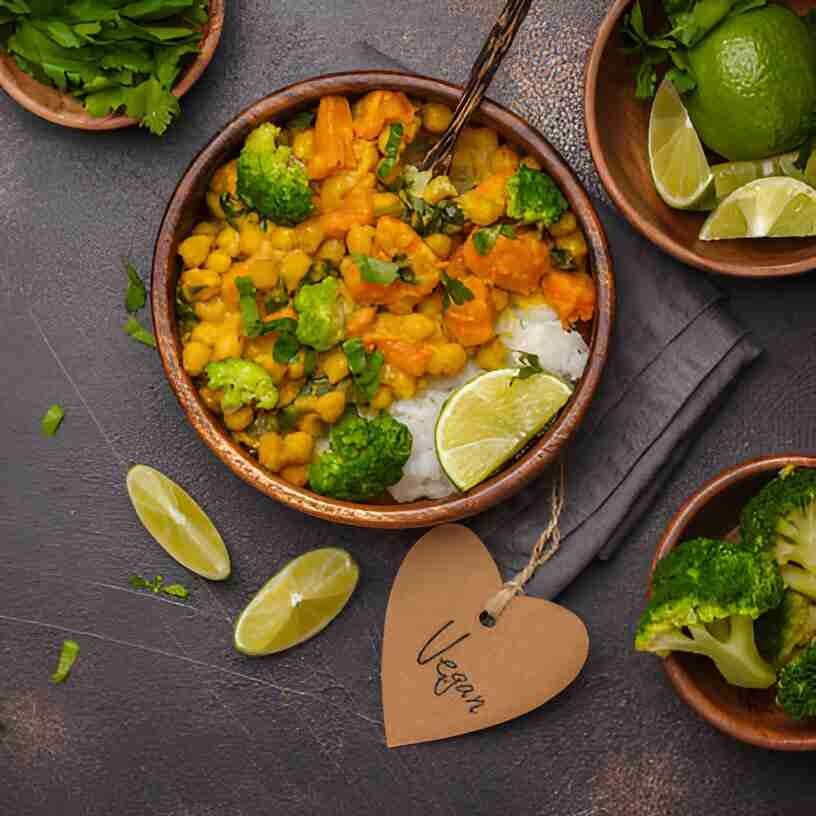 Kartoffel-Bowl mit Kichererbsen