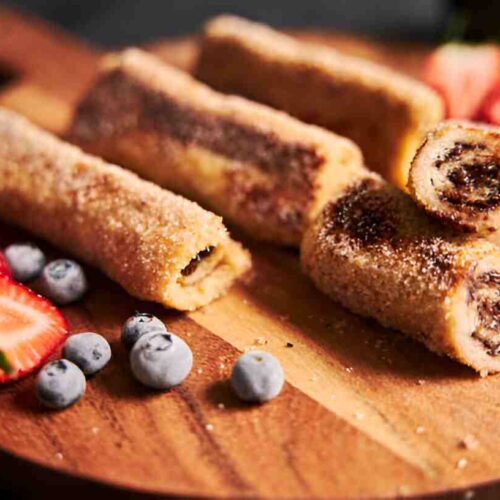 Nutella-Toast-Rollen