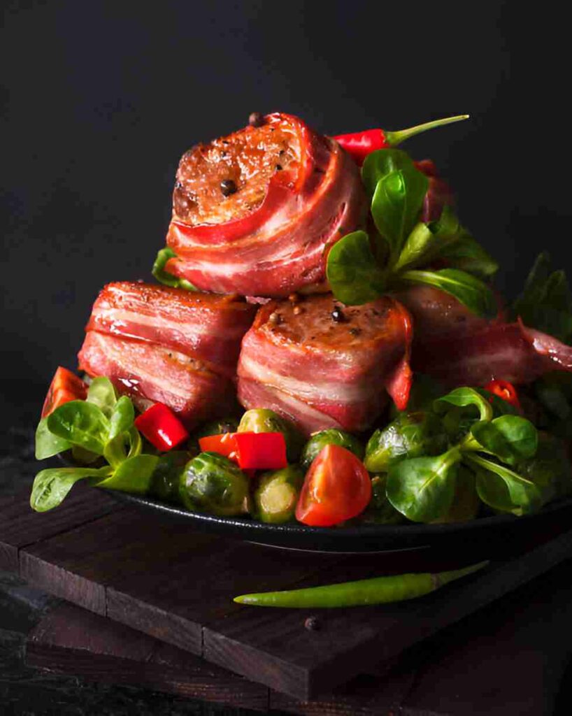 Schweinemedaillons im Speckmantel