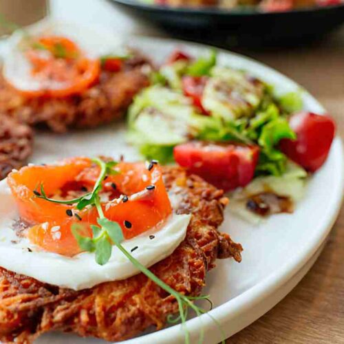 Ofenkartoffeln mit Räucherlachs