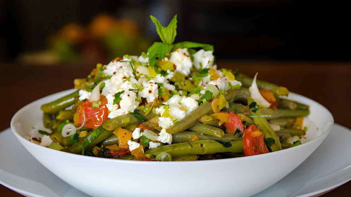 Grüner Bohnensalat