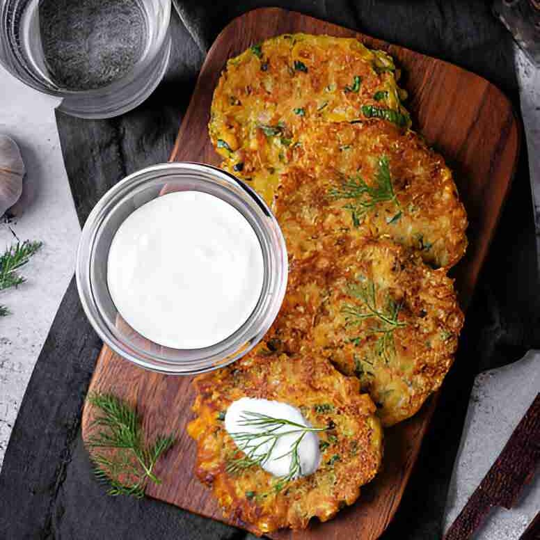 Keto Gemüse-Pfannkuchen