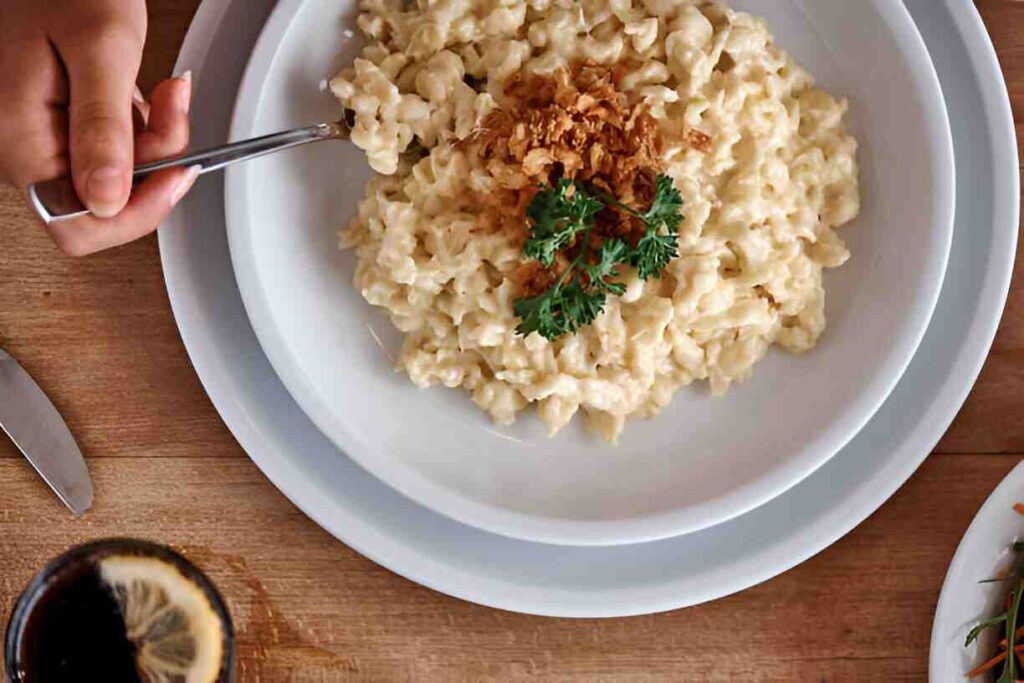 Kalorienarme Käse-Spätzle