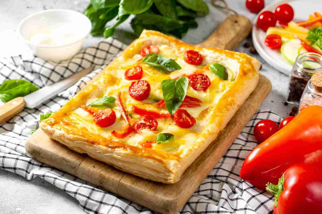 Vegetarische Blätterteig-Häppchen
