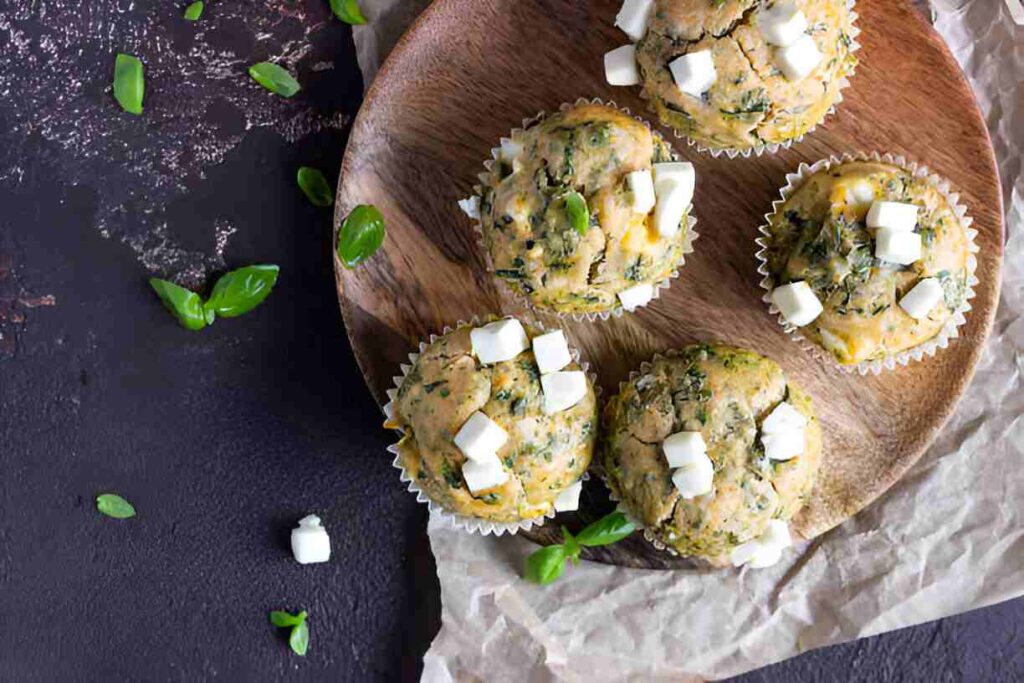 Spinat-Feta-Muffins