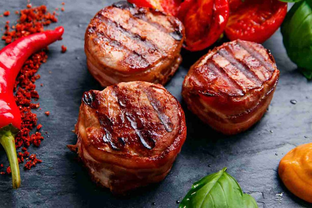 Schweinemedaillons im Speckmantel