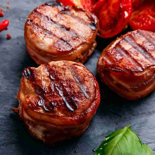Schweinemedaillons im Speckmantel