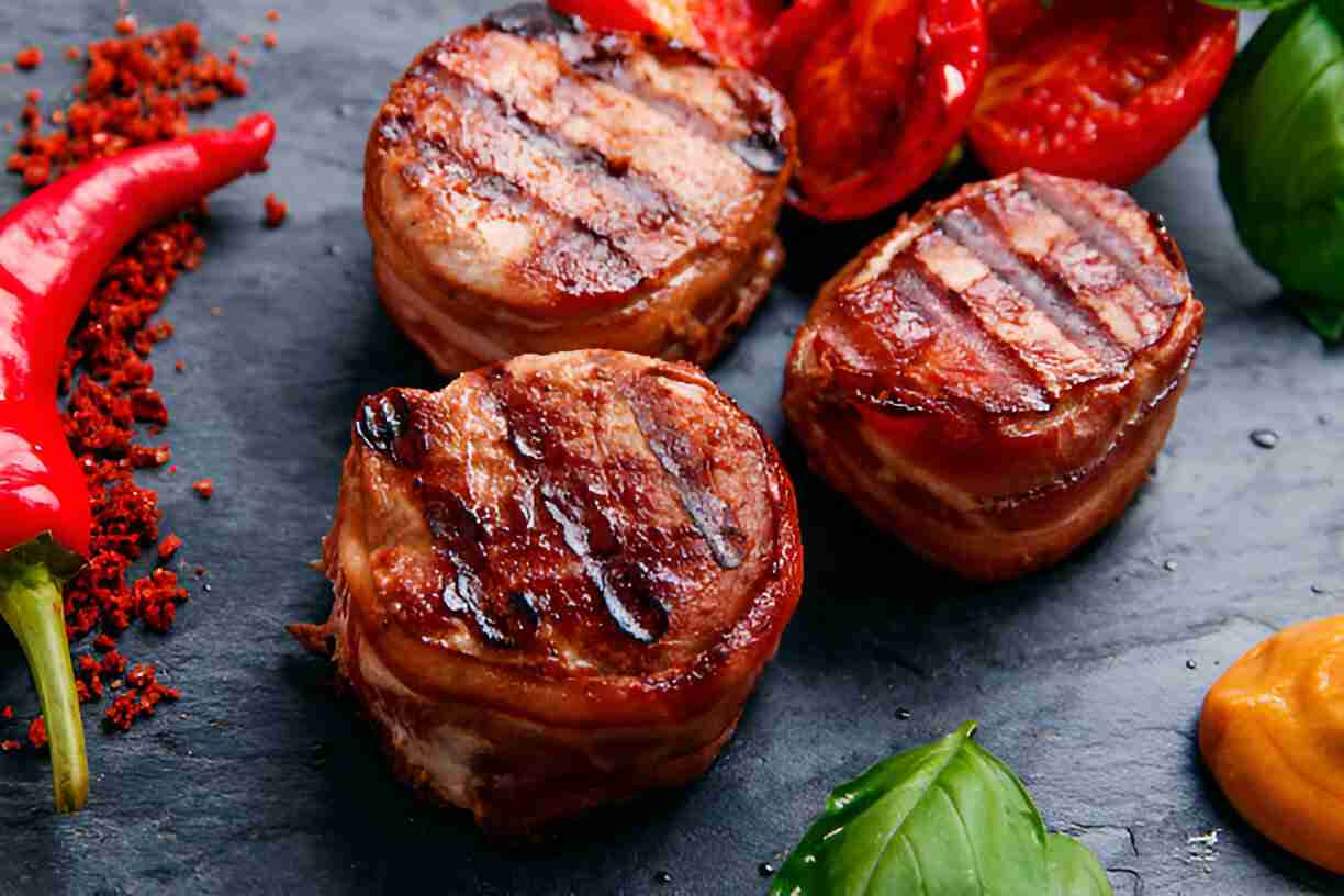 Schweinemedaillons im Speckmantel