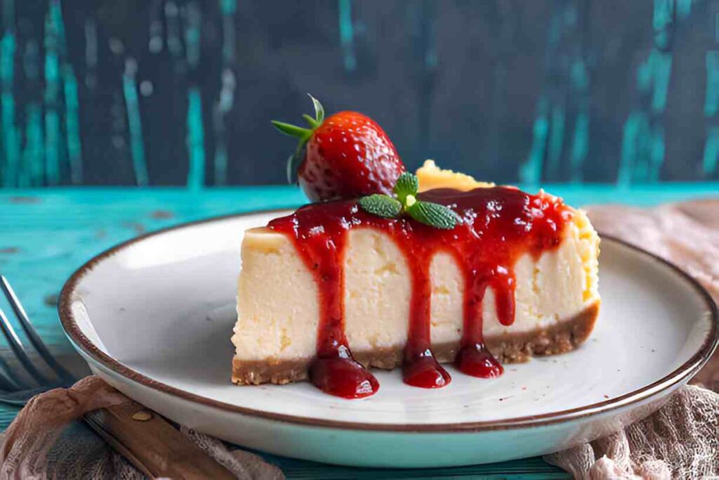 Cremiger Low Carb Käsekuchen