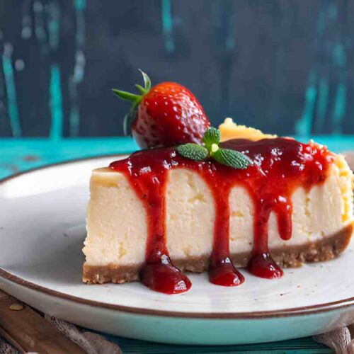 Cremiger Low Carb Käsekuchen
