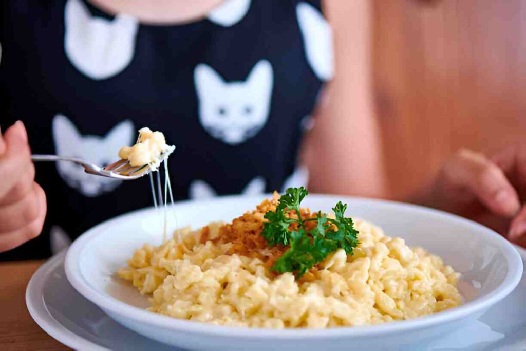 Kalorienarme Käse-Spätzle