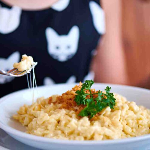 Kalorienarme Käse-Spätzle