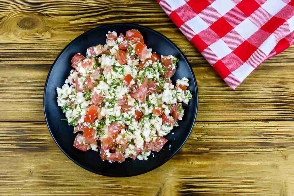 Hüttenkäse-Salat