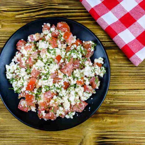 Hüttenkäse-Salat