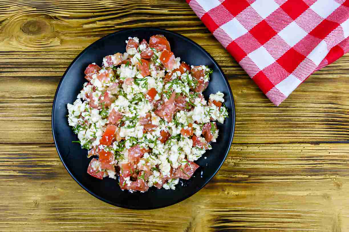Hüttenkäse-Salat
