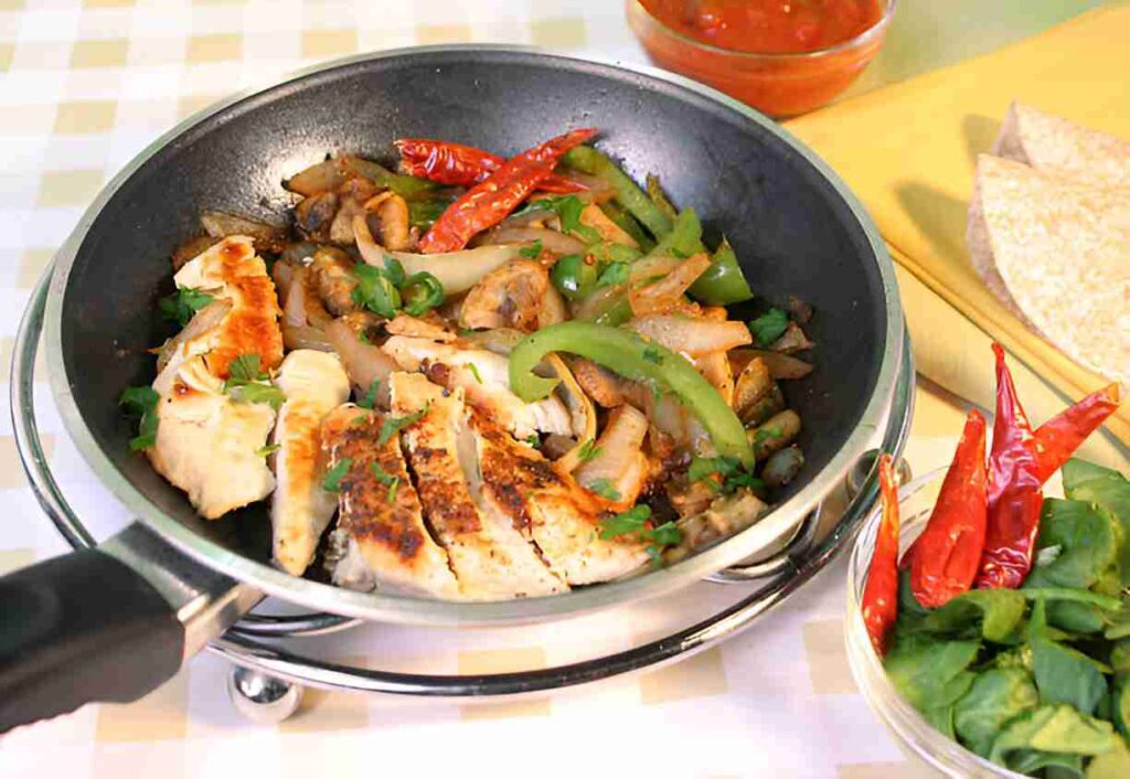 Hähnchen Fajitas