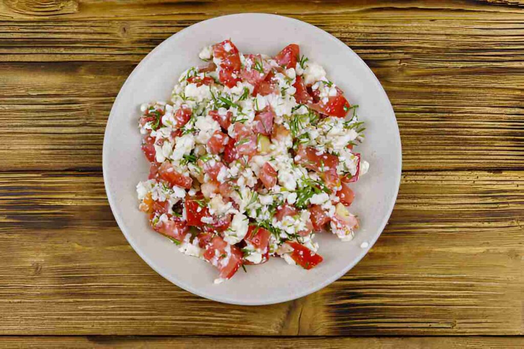 Hüttenkäse-Salat