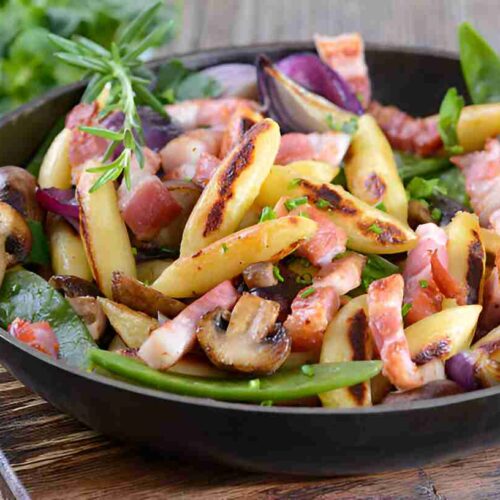 Schupfnudel-Hack-Pfanne