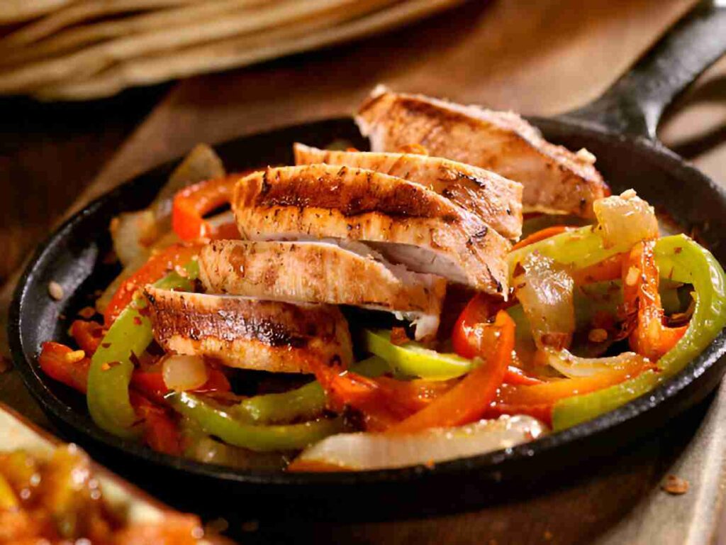 Hähnchen Fajitas