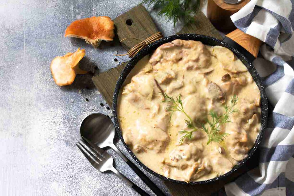 Champignon-Sahnesoße