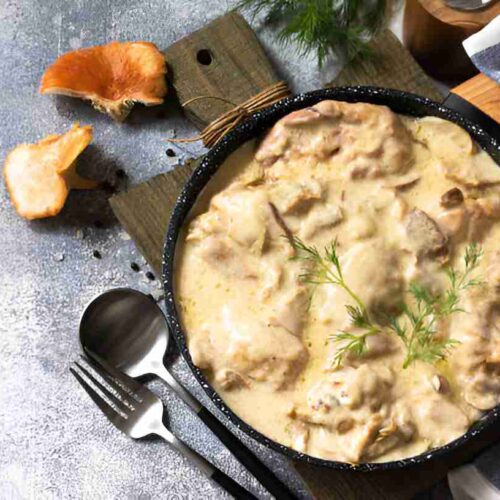 Champignon-Sahnesoße