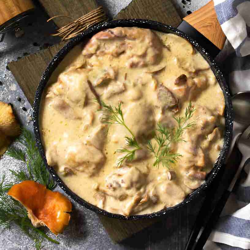 Champignon-Sahnesoße